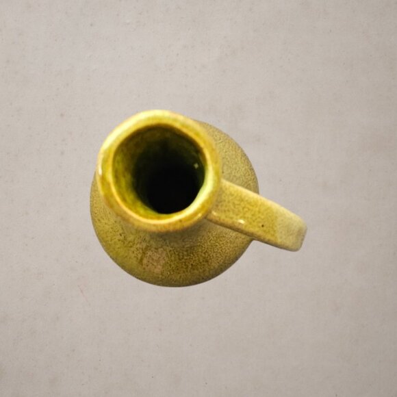 Royal Haeger Vintage Bud Vase/Pitcher Stamped USA 9 Green-Blue Glazed Pottery T2 - Picture 5 of 5